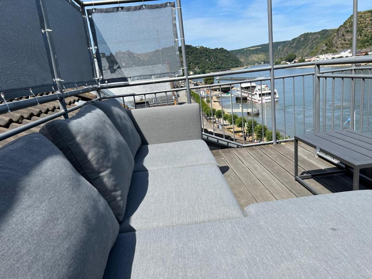 Ferienwohnung "Drei Burgen Blick" Sankt Goar Exteriér fotografie